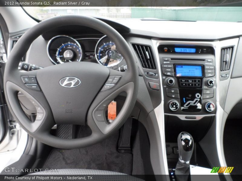 Radiant Silver / Gray 2012 Hyundai Sonata GLS
