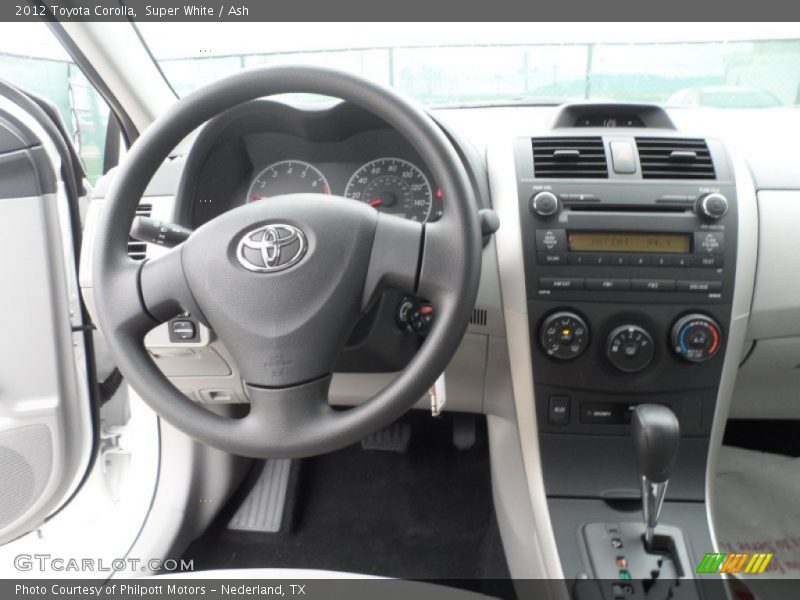 Super White / Ash 2012 Toyota Corolla