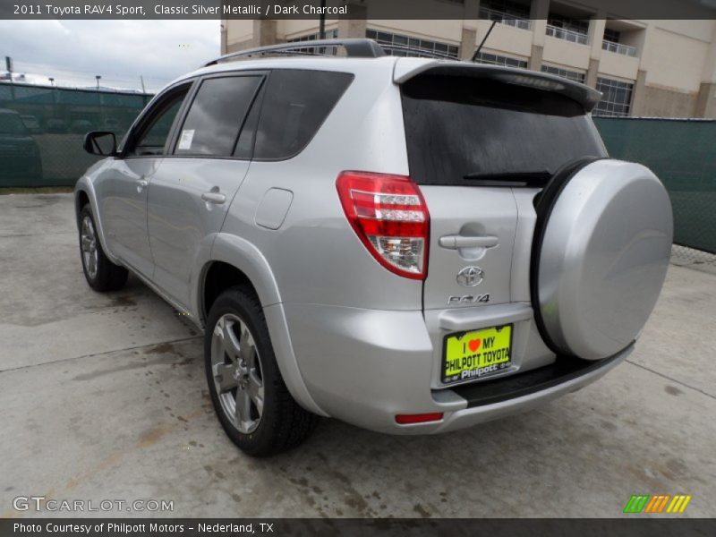 Classic Silver Metallic / Dark Charcoal 2011 Toyota RAV4 Sport