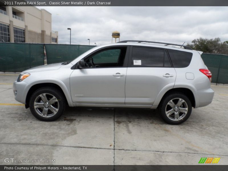 Classic Silver Metallic / Dark Charcoal 2011 Toyota RAV4 Sport