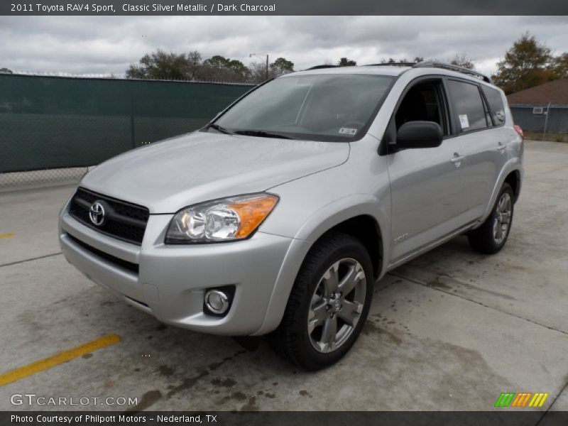 Classic Silver Metallic / Dark Charcoal 2011 Toyota RAV4 Sport