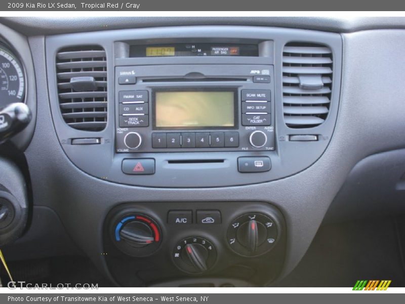 Tropical Red / Gray 2009 Kia Rio LX Sedan