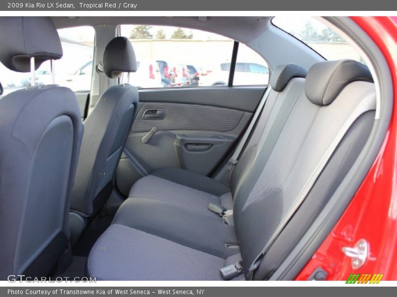 Tropical Red / Gray 2009 Kia Rio LX Sedan