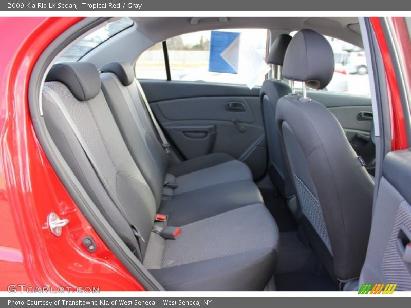Tropical Red / Gray 2009 Kia Rio LX Sedan
