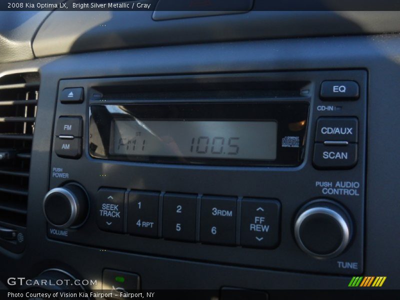 Bright Silver Metallic / Gray 2008 Kia Optima LX
