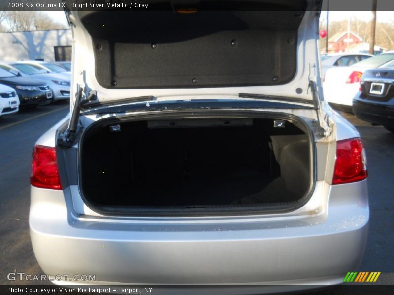 Bright Silver Metallic / Gray 2008 Kia Optima LX