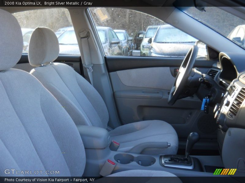 Bright Silver Metallic / Gray 2008 Kia Optima LX