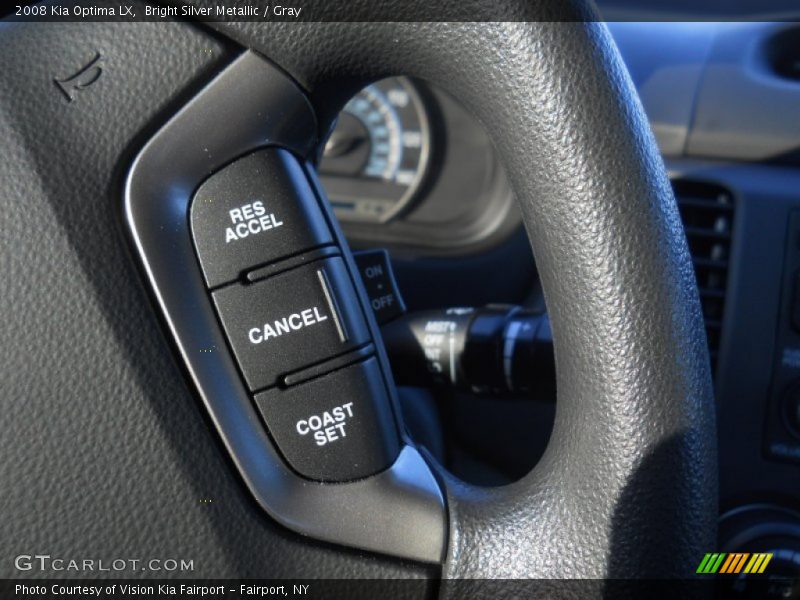 Bright Silver Metallic / Gray 2008 Kia Optima LX