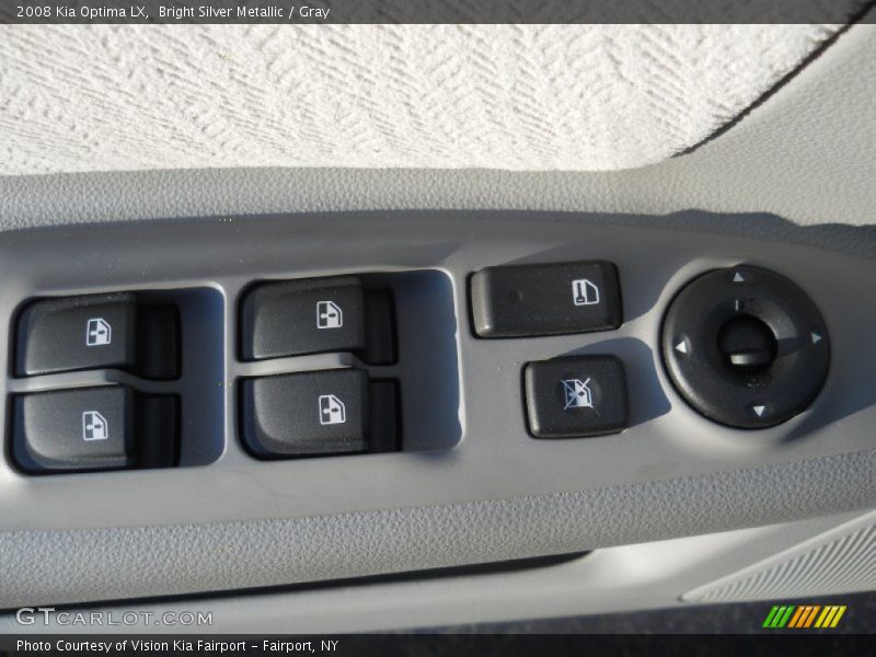Bright Silver Metallic / Gray 2008 Kia Optima LX