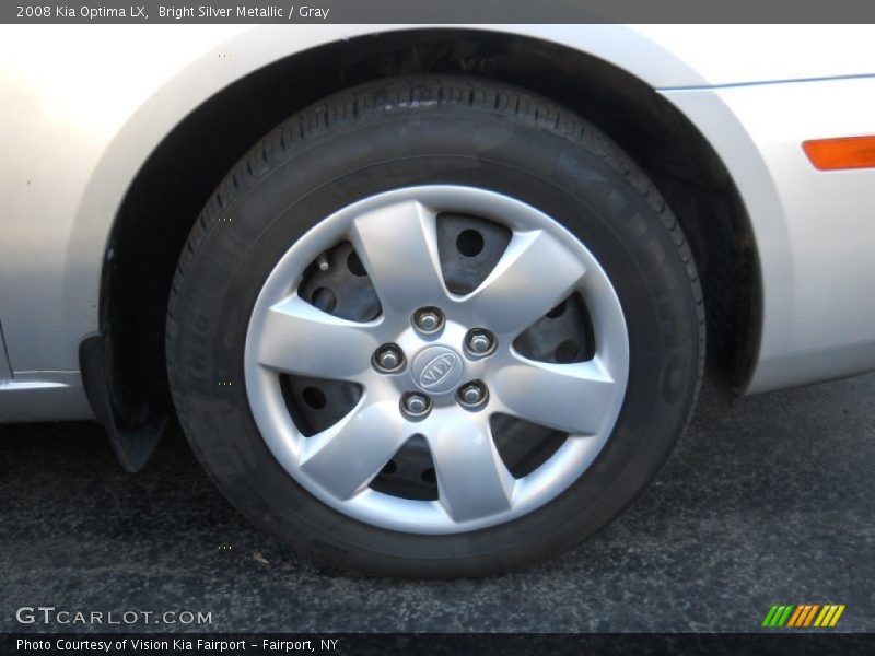 Bright Silver Metallic / Gray 2008 Kia Optima LX