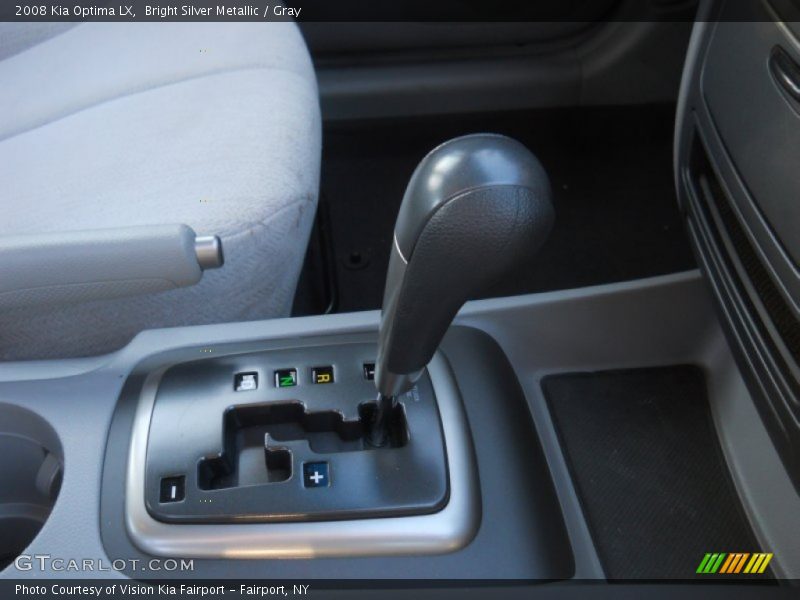 Bright Silver Metallic / Gray 2008 Kia Optima LX