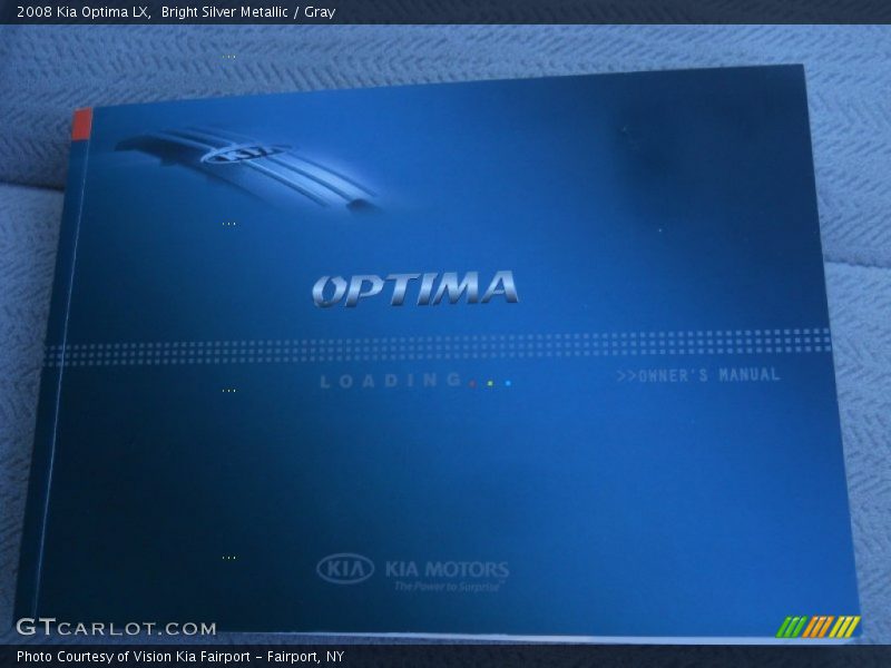 Bright Silver Metallic / Gray 2008 Kia Optima LX