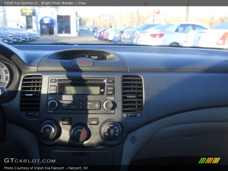 Bright Silver Metallic / Gray 2008 Kia Optima LX