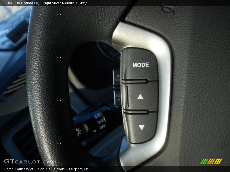 Bright Silver Metallic / Gray 2008 Kia Optima LX