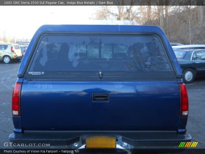 Indigo Blue Metallic / Dark Blue 1993 GMC Sierra 1500 SLE Regular Cab