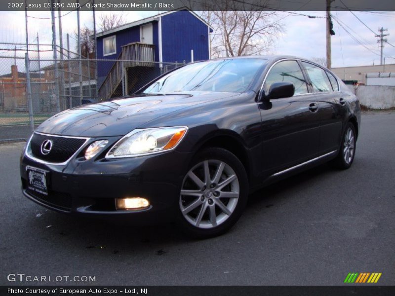 Quartz Shadow Metallic / Black 2007 Lexus GS 350 AWD