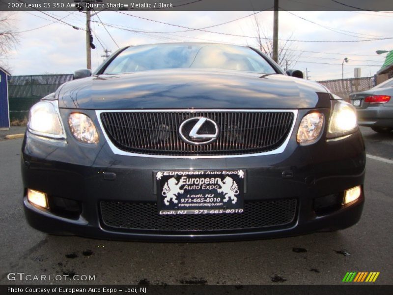 Quartz Shadow Metallic / Black 2007 Lexus GS 350 AWD