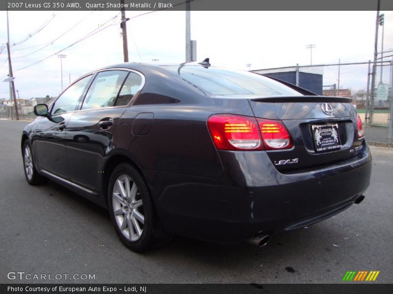 Quartz Shadow Metallic / Black 2007 Lexus GS 350 AWD