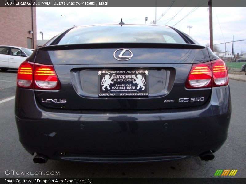 Quartz Shadow Metallic / Black 2007 Lexus GS 350 AWD