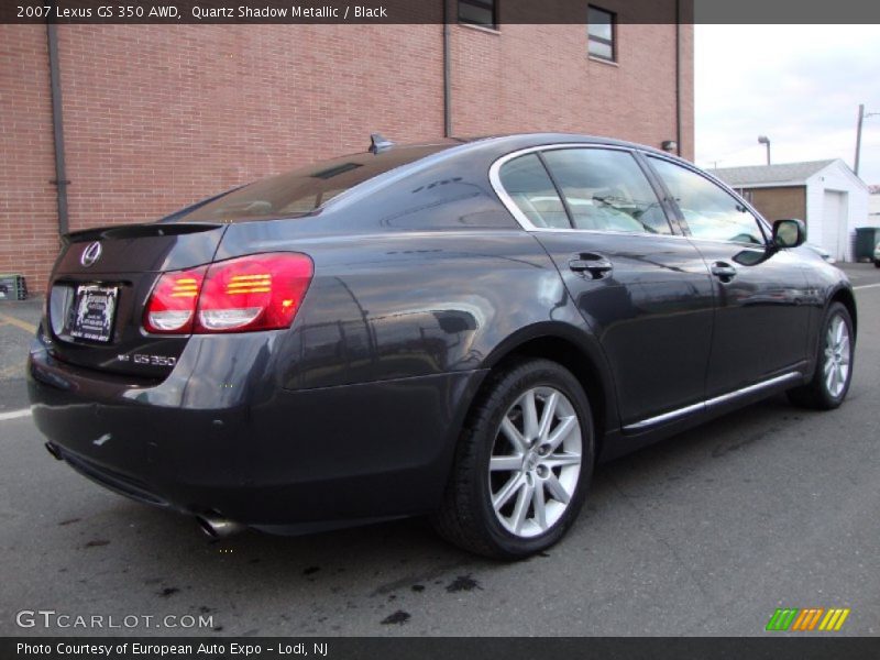 Quartz Shadow Metallic / Black 2007 Lexus GS 350 AWD