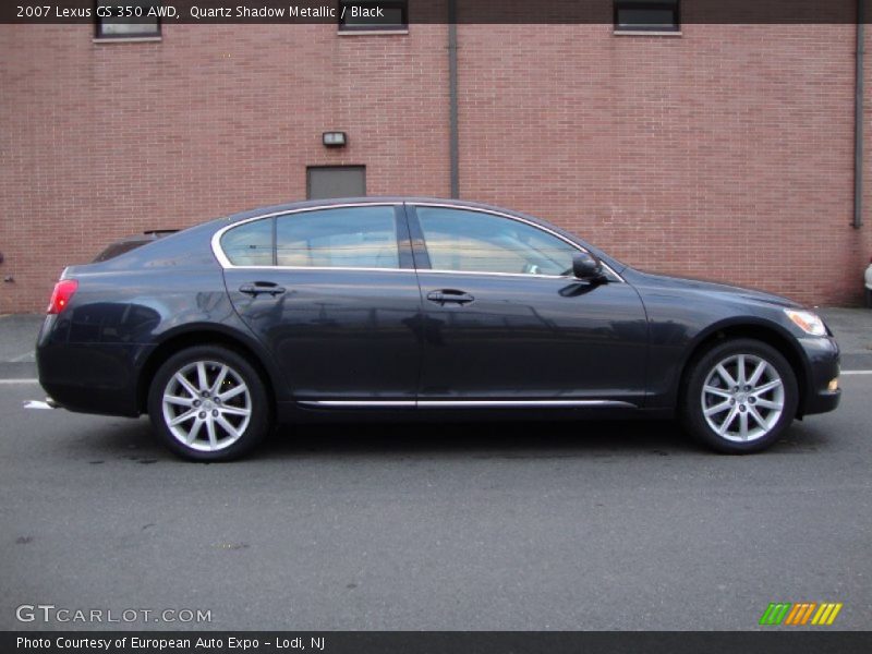 Quartz Shadow Metallic / Black 2007 Lexus GS 350 AWD