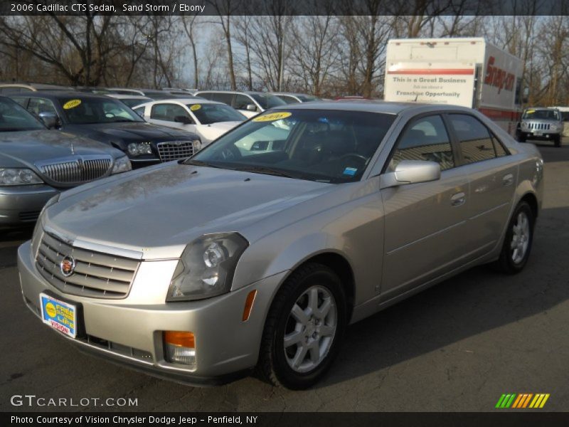 Sand Storm / Ebony 2006 Cadillac CTS Sedan
