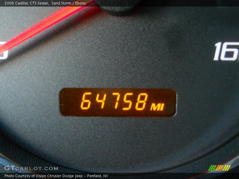 Sand Storm / Ebony 2006 Cadillac CTS Sedan
