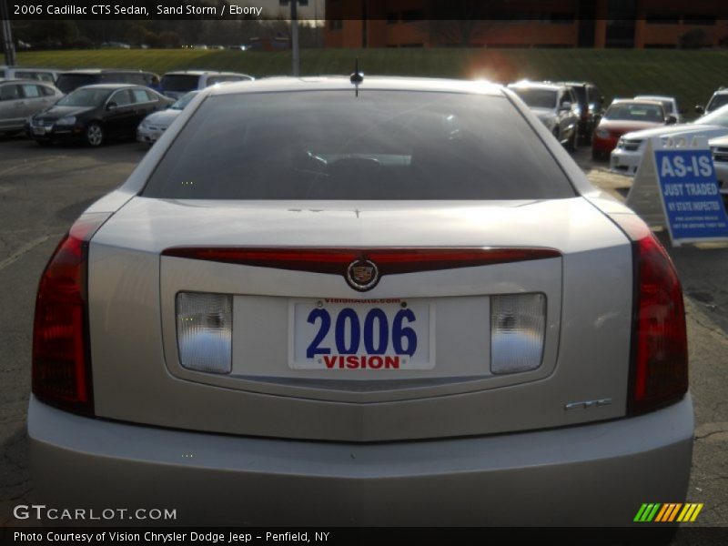 Sand Storm / Ebony 2006 Cadillac CTS Sedan