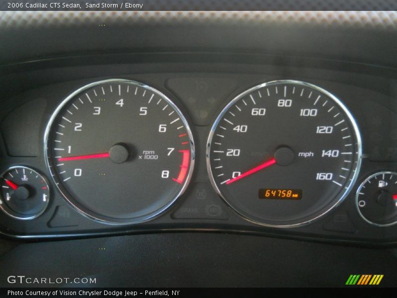 Sand Storm / Ebony 2006 Cadillac CTS Sedan