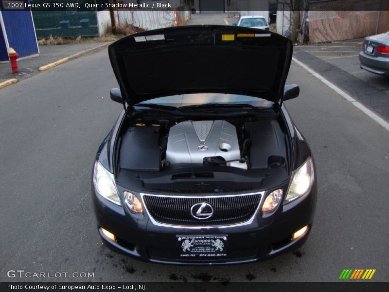 Quartz Shadow Metallic / Black 2007 Lexus GS 350 AWD