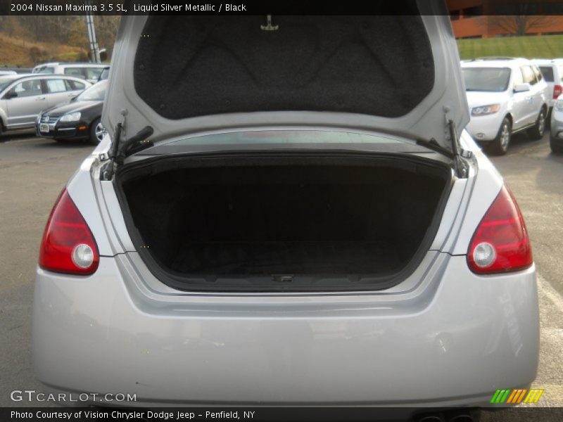 Liquid Silver Metallic / Black 2004 Nissan Maxima 3.5 SL