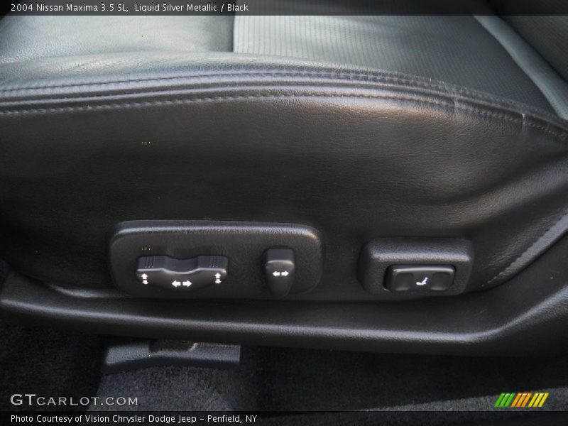 Liquid Silver Metallic / Black 2004 Nissan Maxima 3.5 SL
