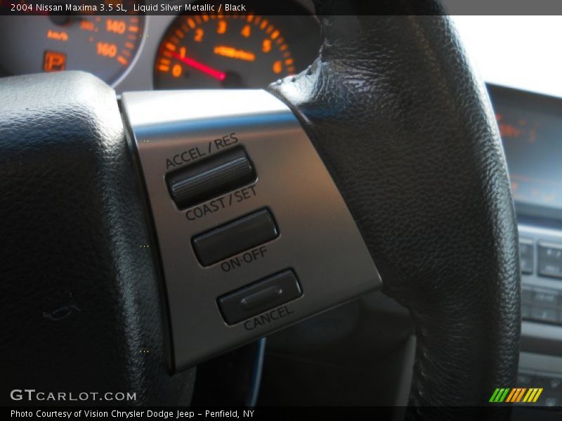 Liquid Silver Metallic / Black 2004 Nissan Maxima 3.5 SL