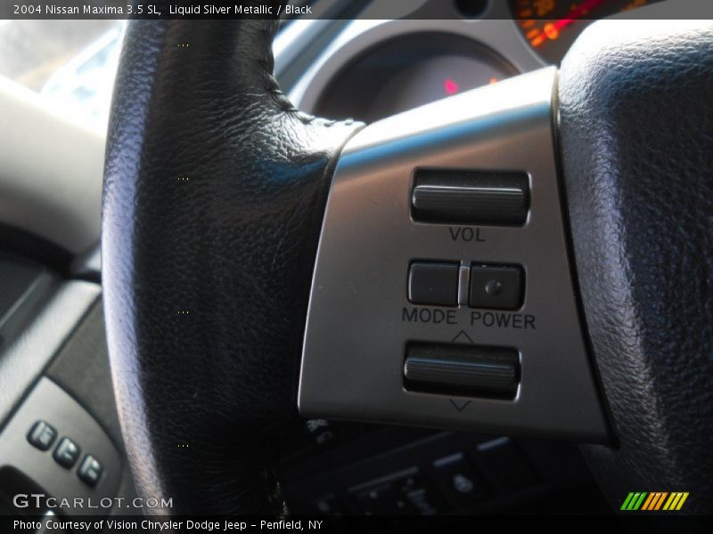 Liquid Silver Metallic / Black 2004 Nissan Maxima 3.5 SL