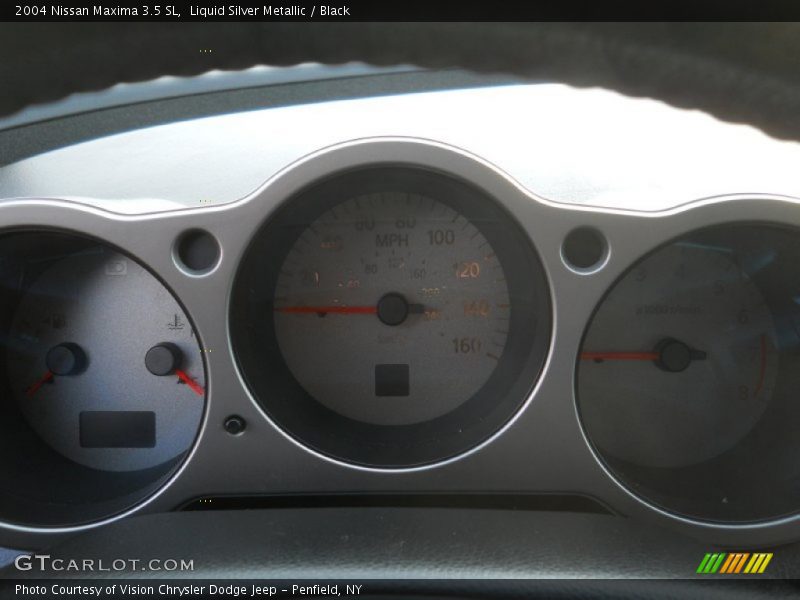 Liquid Silver Metallic / Black 2004 Nissan Maxima 3.5 SL