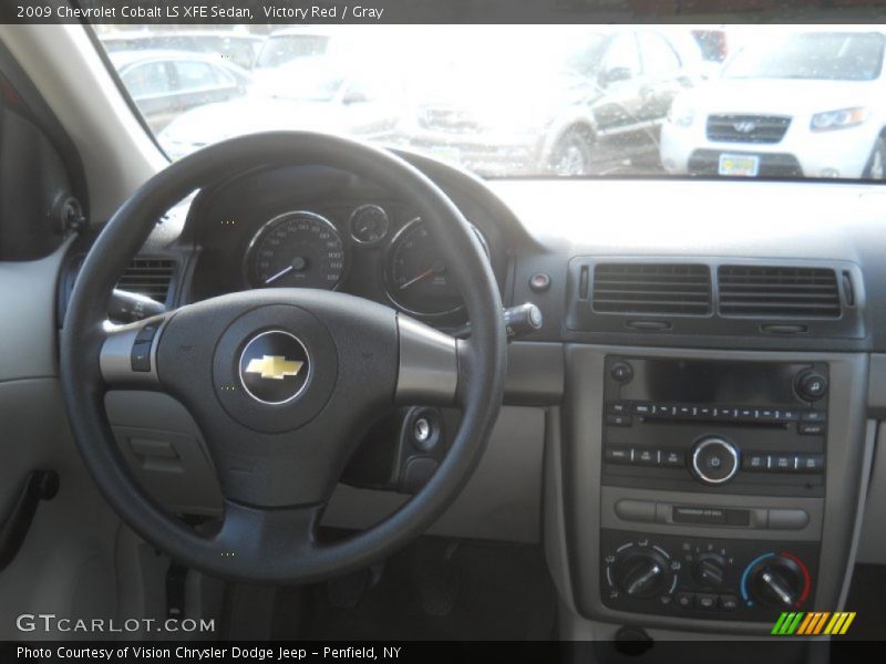 Victory Red / Gray 2009 Chevrolet Cobalt LS XFE Sedan