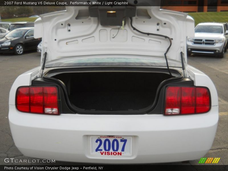 Performance White / Light Graphite 2007 Ford Mustang V6 Deluxe Coupe