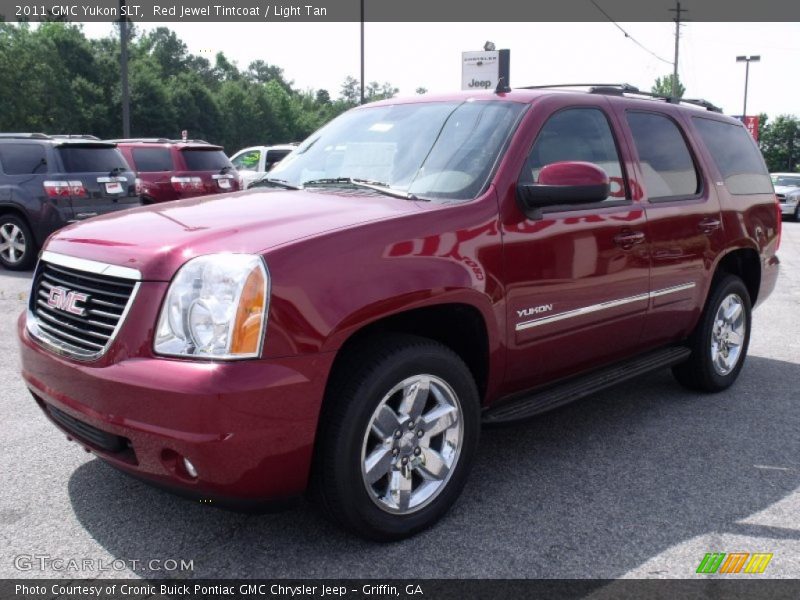 Red Jewel Tintcoat / Light Tan 2011 GMC Yukon SLT