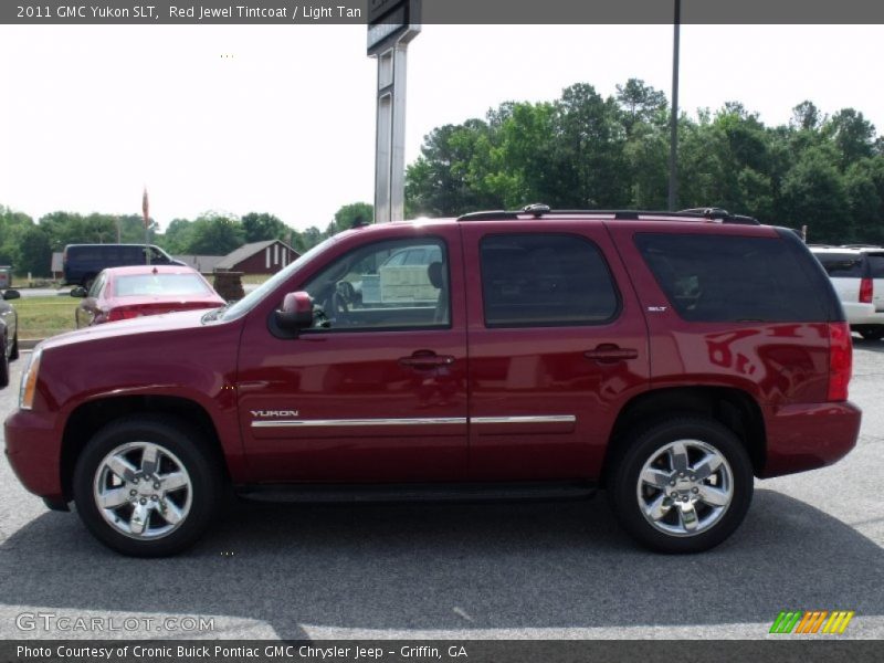 Red Jewel Tintcoat / Light Tan 2011 GMC Yukon SLT
