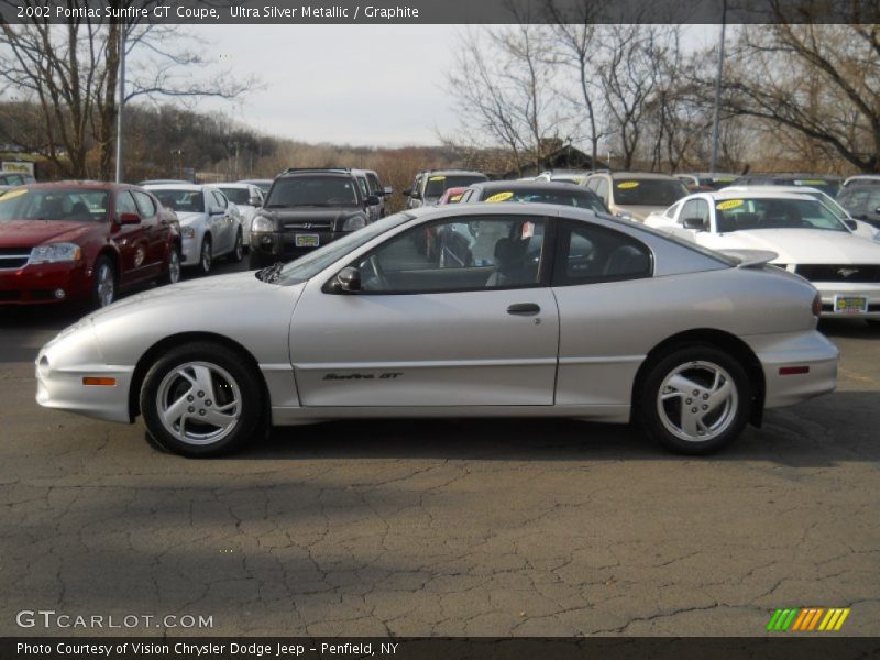 Ultra Silver Metallic / Graphite 2002 Pontiac Sunfire GT Coupe