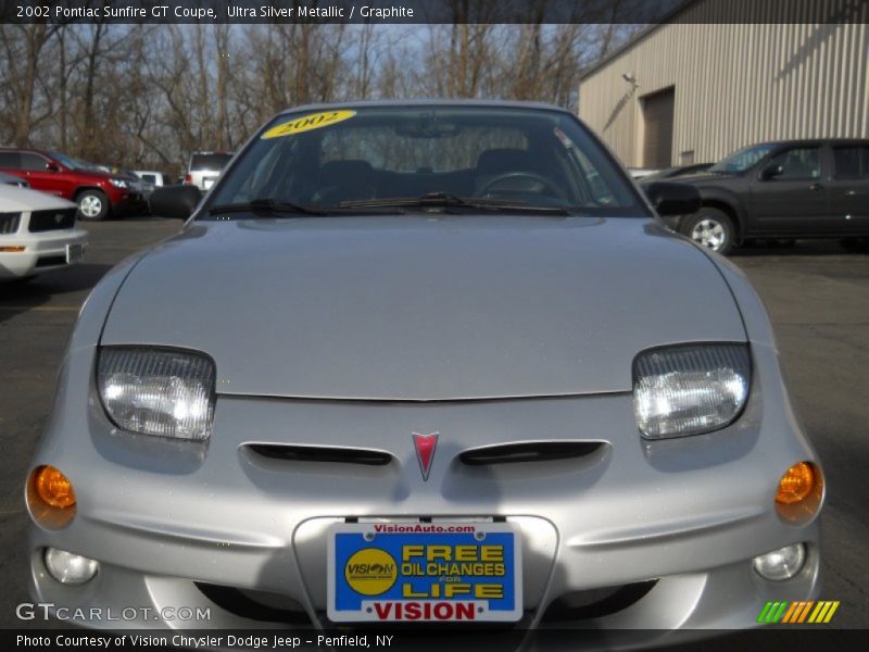 Ultra Silver Metallic / Graphite 2002 Pontiac Sunfire GT Coupe