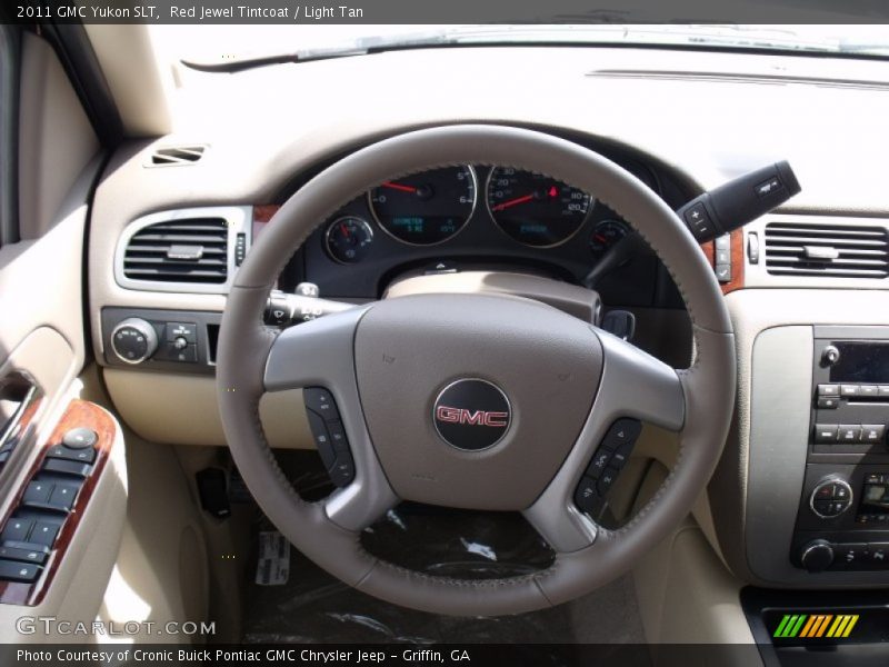 Red Jewel Tintcoat / Light Tan 2011 GMC Yukon SLT