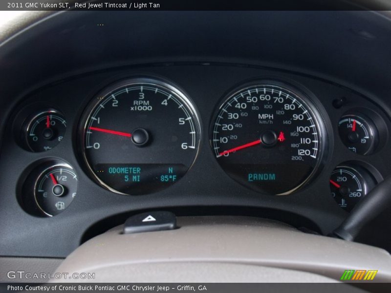Red Jewel Tintcoat / Light Tan 2011 GMC Yukon SLT