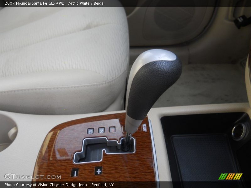 Arctic White / Beige 2007 Hyundai Santa Fe GLS 4WD