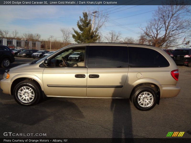 Linen Gold Metallic / Dark Khaki/Light Graystone 2006 Dodge Grand Caravan SE