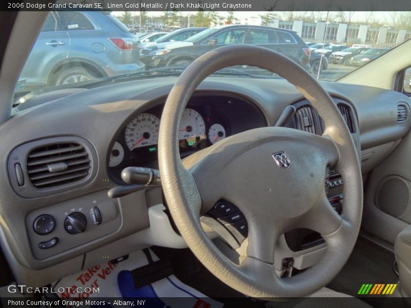 Linen Gold Metallic / Dark Khaki/Light Graystone 2006 Dodge Grand Caravan SE