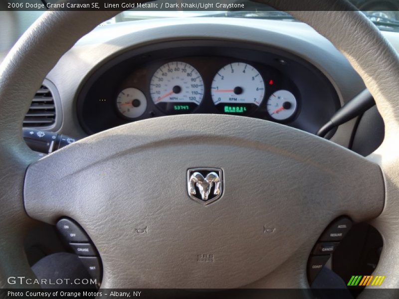 Linen Gold Metallic / Dark Khaki/Light Graystone 2006 Dodge Grand Caravan SE