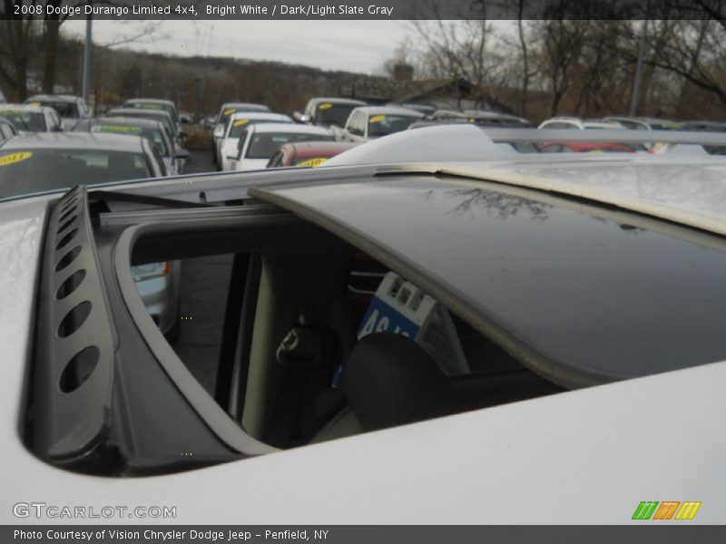 Bright White / Dark/Light Slate Gray 2008 Dodge Durango Limited 4x4