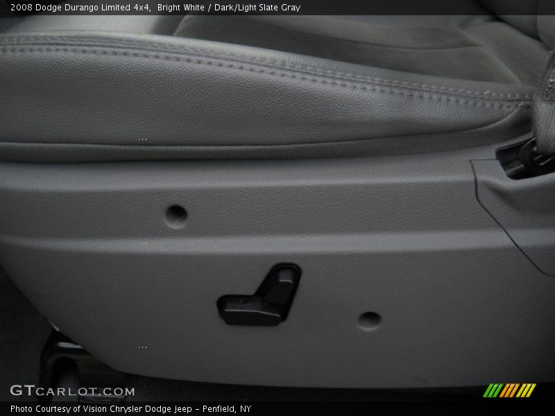 Bright White / Dark/Light Slate Gray 2008 Dodge Durango Limited 4x4