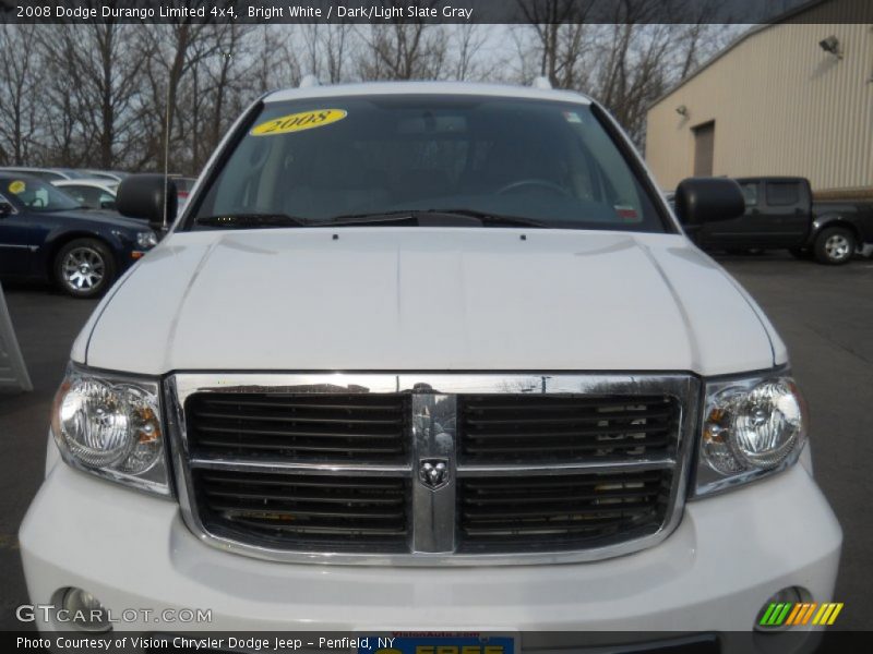 Bright White / Dark/Light Slate Gray 2008 Dodge Durango Limited 4x4